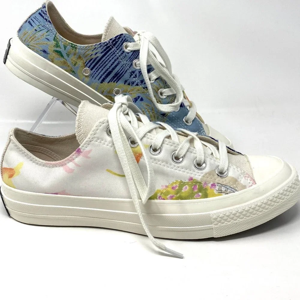 Converse Sneakers Women's 170688C Leavesgreen Chuck 70 Canvas Blue Green Low Top